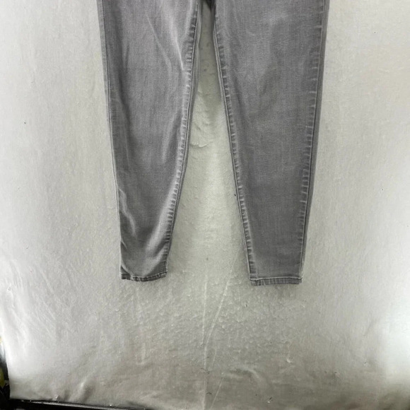 Forever 21 Jeans Women's Sz 30 Gray Regular Fit Skinny High-Rise Denim - Picture 7 of 11